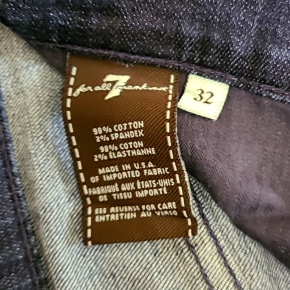 7 For All Mankind Dark Jeans - Picture 6 of 6